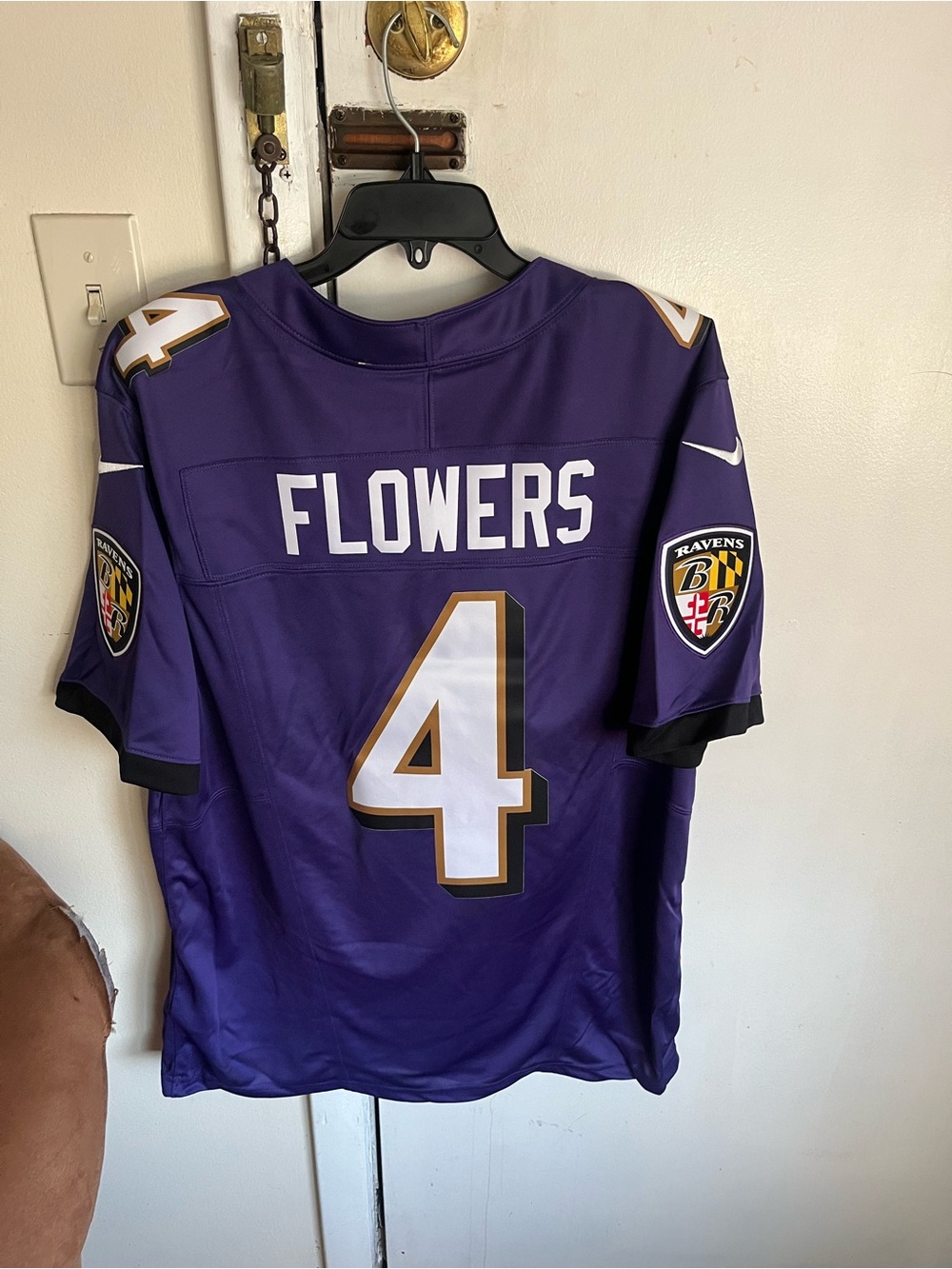 Zay Flowers Baltimore Ravens Nike men’s NFL jersey L
